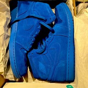 Air Jordan 1 blue suede